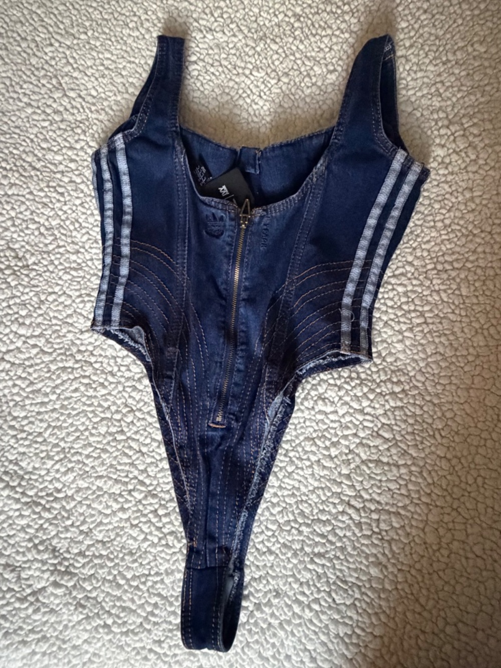 IVY PARK Denim Bodysuit- Size Medium - Picture 2 of 3